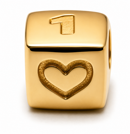 Kaedesigns Genuine 9ct 9K 375 Yellow, Rose or White Gold Custom Made Design Your Own Bead For Bracelet