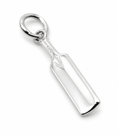 Kaedesigns Sterling Silver 375 Solid Small Cricket Bat Pendant or Charm
