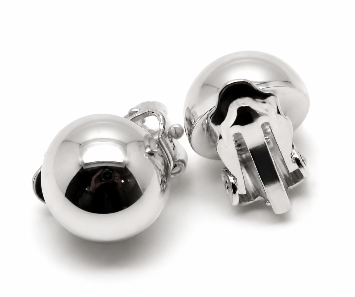Kaedesigns 9ct 9k 375 Yellow, Rose Or White Gold Clip On 10mm Half Ball Earrings