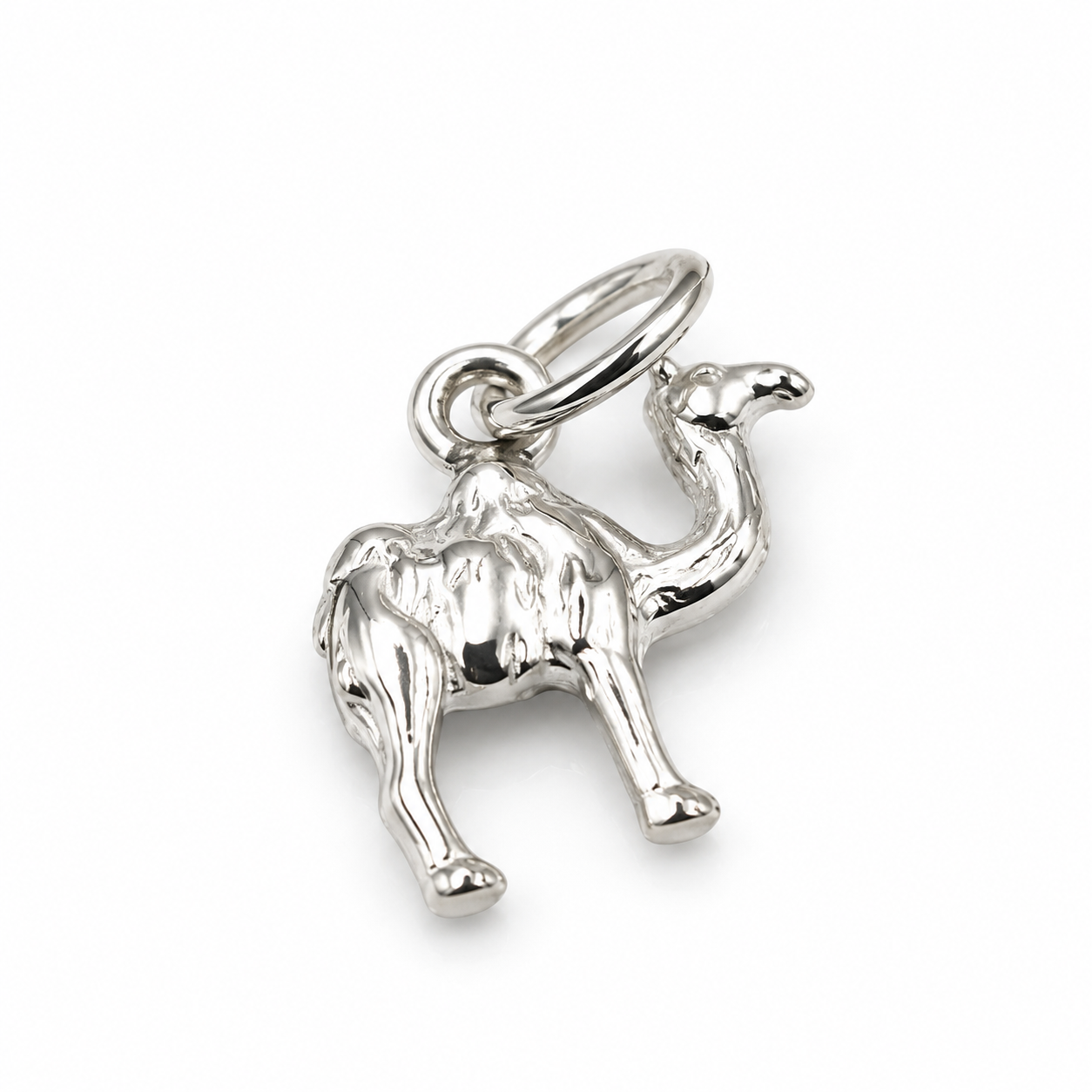 Sterling Silver 925 Camel Pendant Charm