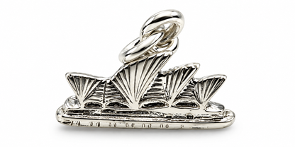 Genuine Sterling Silver 925 Solid Sydney Opera House Pendant Or Charm