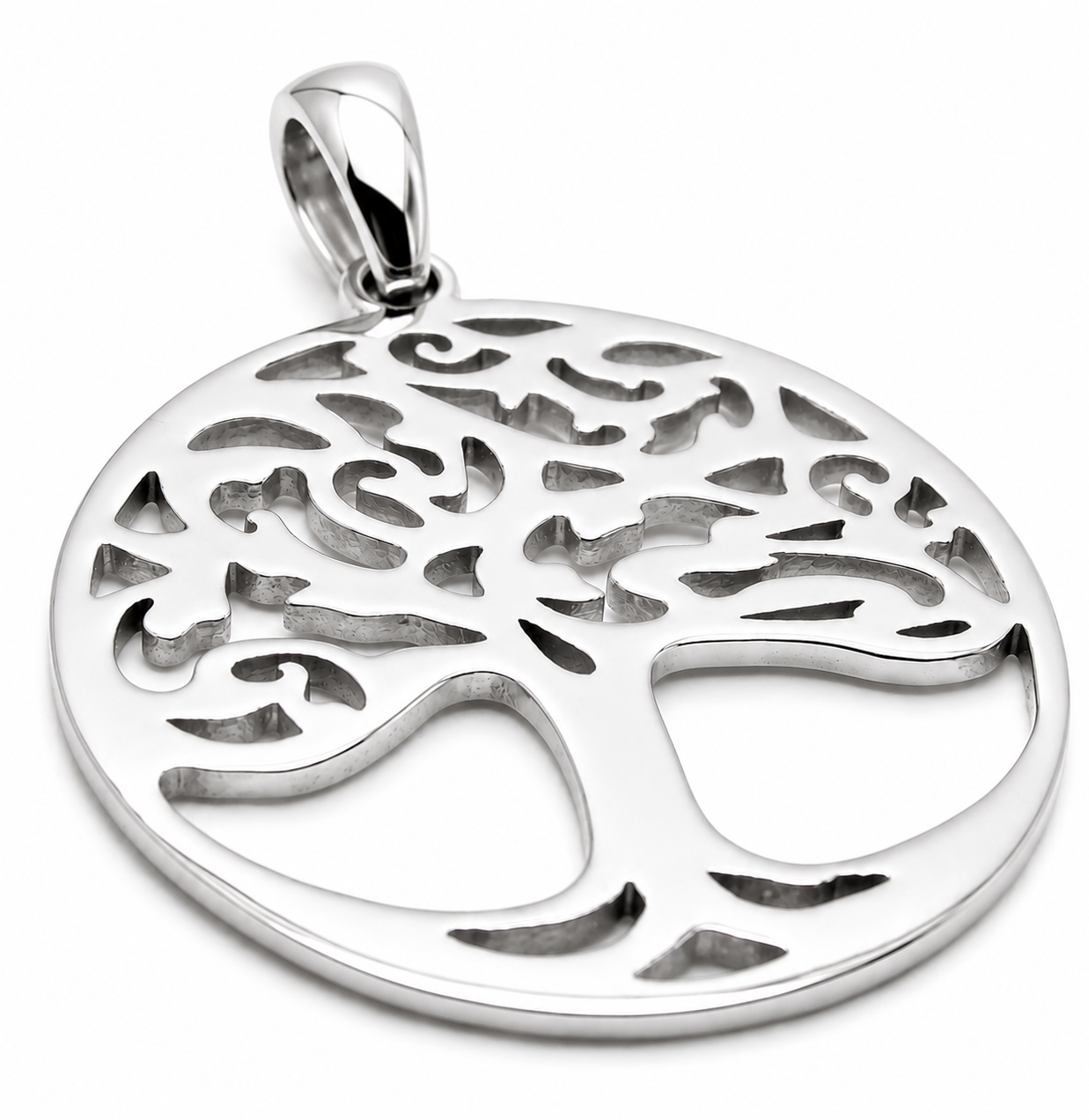 Heavy Solid 9ct 9k 375 Yellow, Rose or White Gold Large Tree Of Life Large Pendant