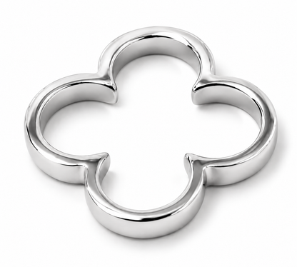 Genuine Solid 9ct 9K 375 Yellow, Rose Or White Gold Small Four Leaf Clover Pendant 427