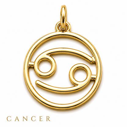 Genuine 9ct 9k 375 Yellow, Rose or White Gold Modern ALL Zodiacs Zodiac Pendant
