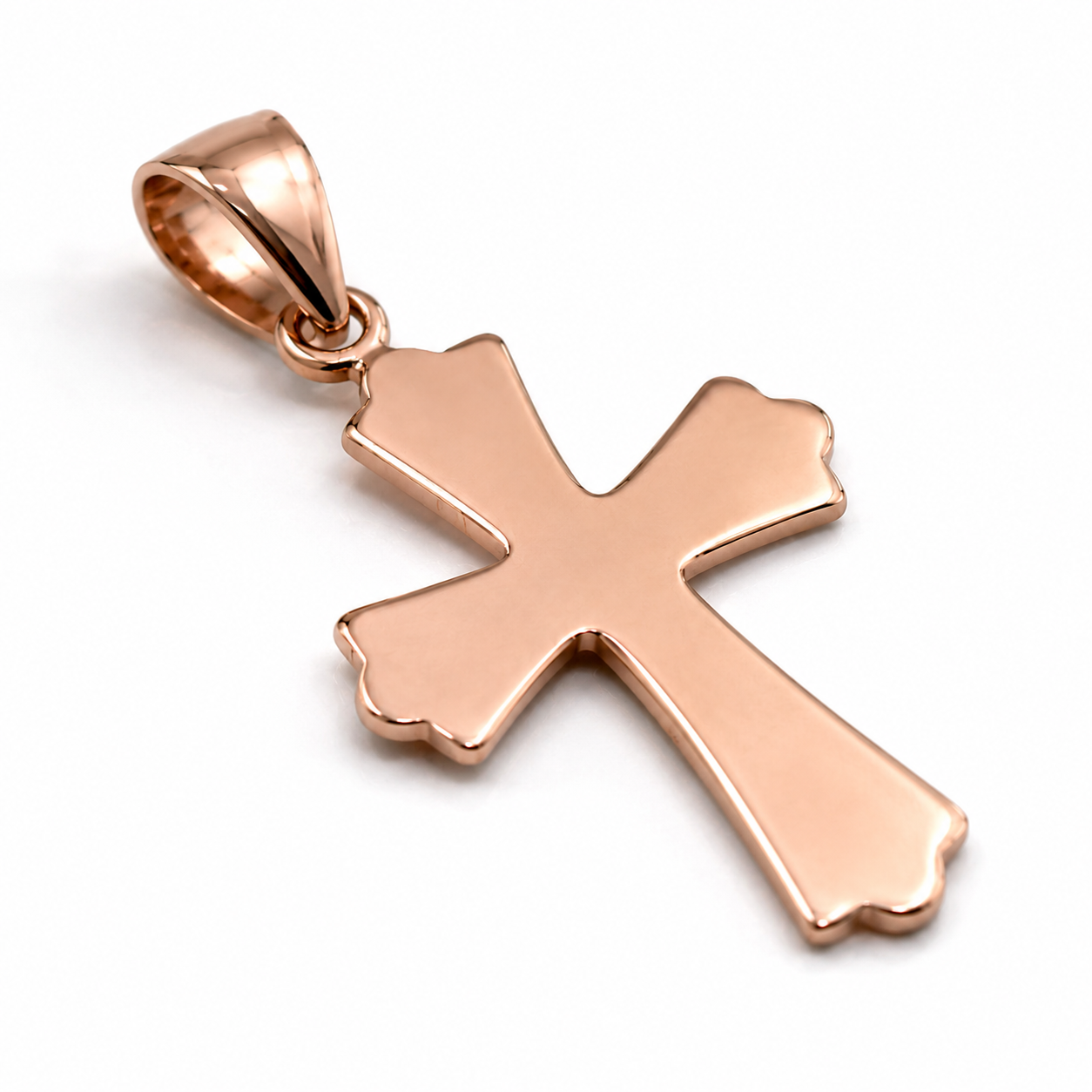 Genuine 9ct 9K 375 Yellow, Rose or White Gold Large Cross Pendant