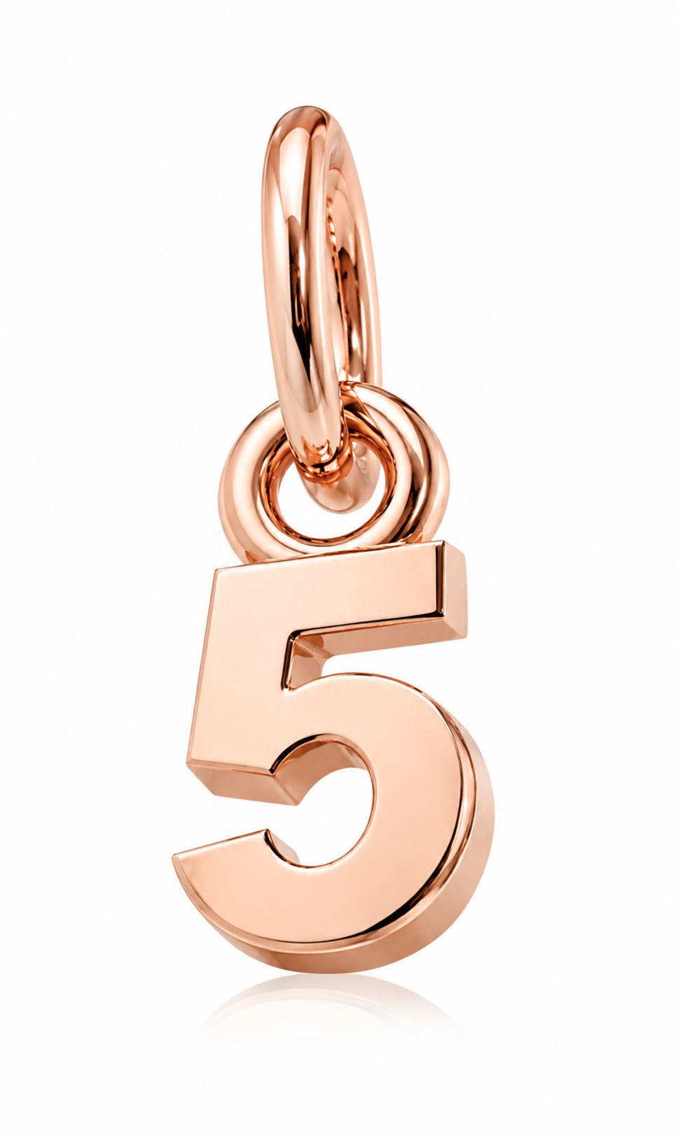Genuine 9ct 9kt 375 Tiny Very Small Yellow Gold Initial Pendant Charm Numbers 1 to 9