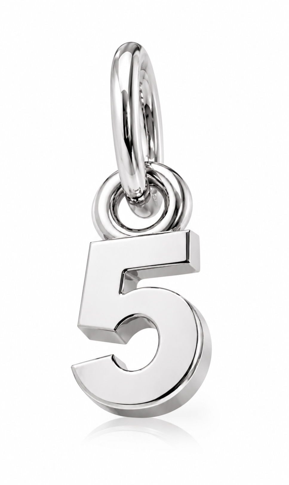 Genuine 9ct 9kt 375 Tiny Very Small Yellow Gold Initial Pendant Charm Numbers 1 to 9