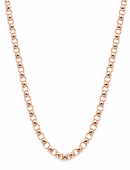 Genuine Heavy 9ct 9K 375 Solid Yellow, Rose or White Gold Belcher Chain Necklace 65cm