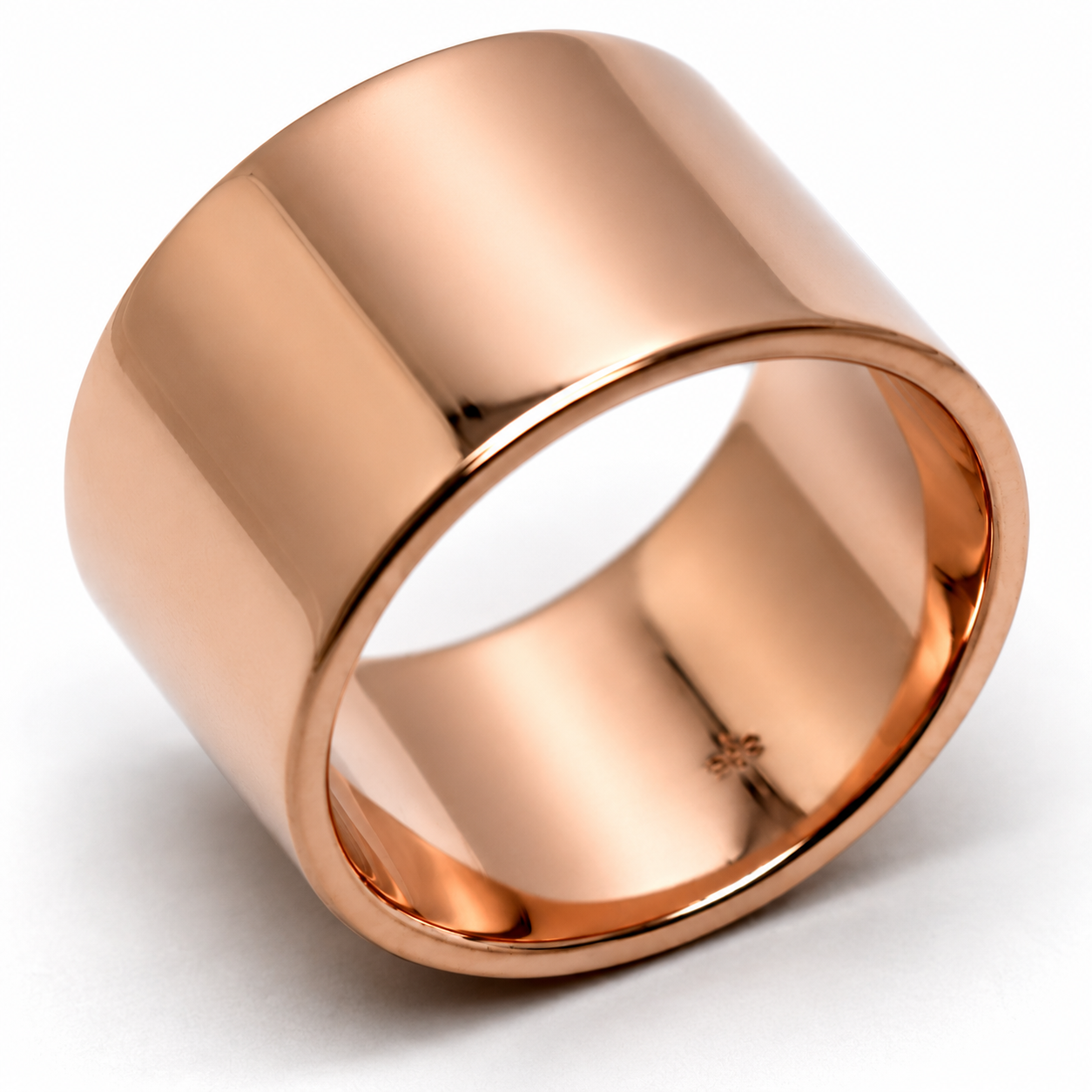 Genuine Solid 9ct 9k 375 Yellow, Rose or White Gold 12mm Wide Flat Band Ring - Choose your ring size H to P