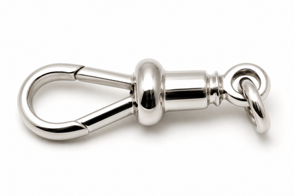 Kaedesigns 9ct 9k 375 Solid Yellow, Rose or White Gold Albert Swivel Clasp 21mm Size + Jump ring