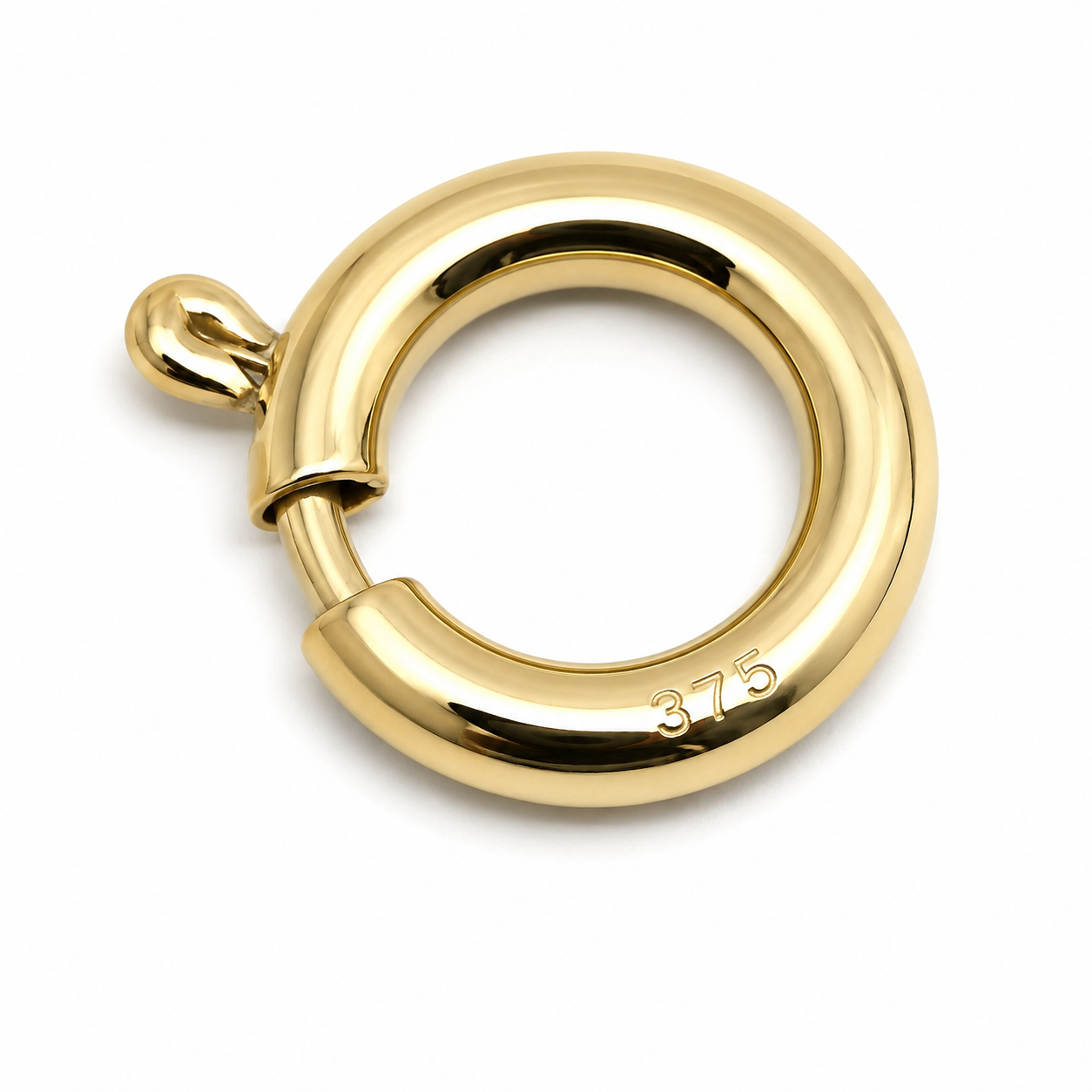 Kaedesigns Small 8mm 9ct 9K 375 Yellow, Rose or White Gold Bolt Ring Clasp Spring Ring Connector