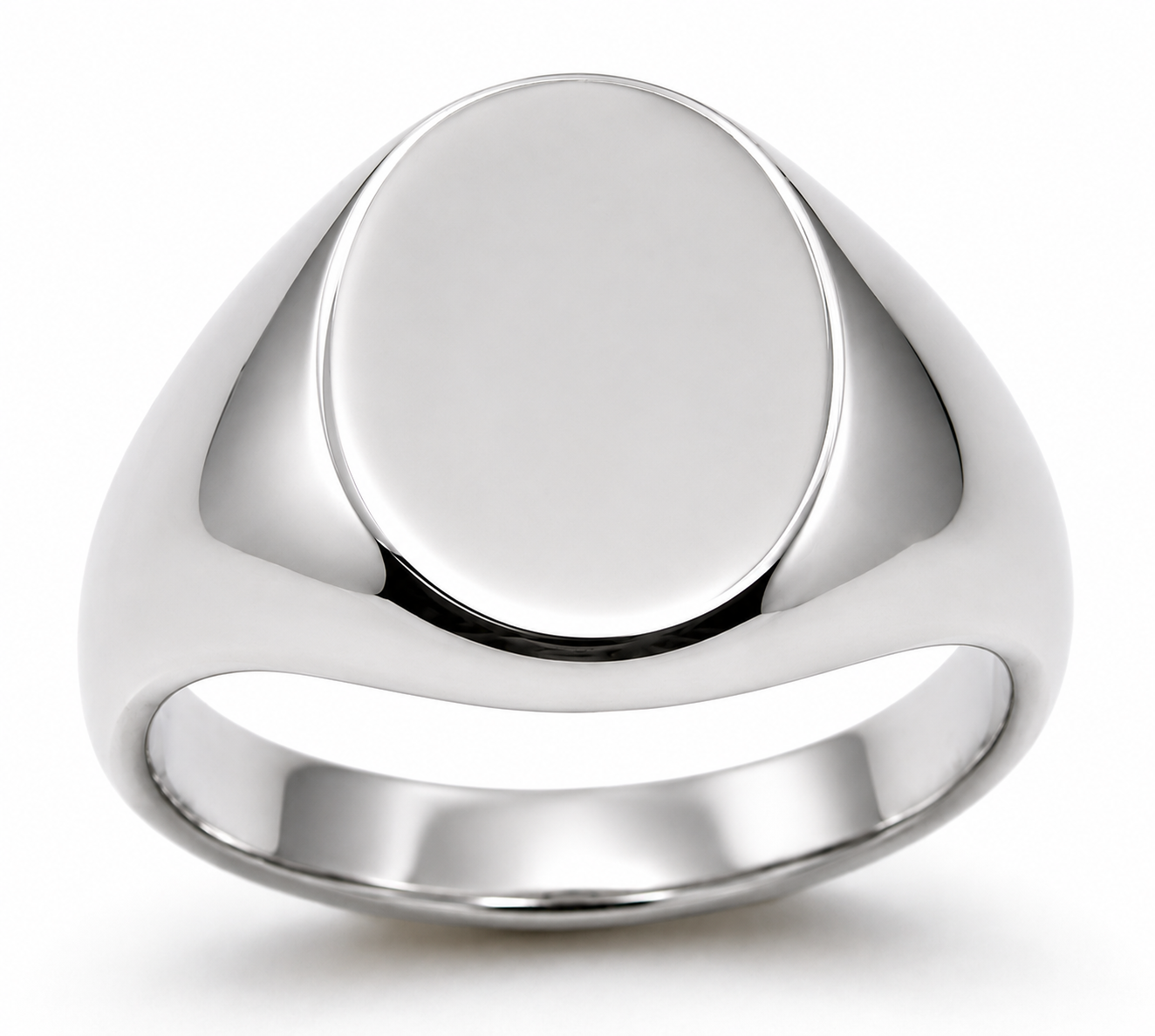 Kaedesigns Genuine 9kt 9ct 375 Yellow, Rose or White Gold Full Solid Heavy Signet Ring 318 - Choose your size