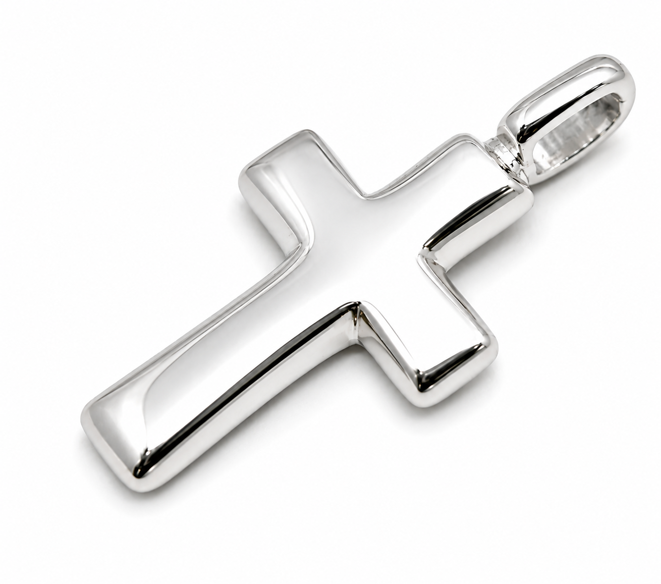 Kaedesigns, Genuine 9ct 9K 375 Yellow, Rose or White Gold Plain Cross Pendant 285
