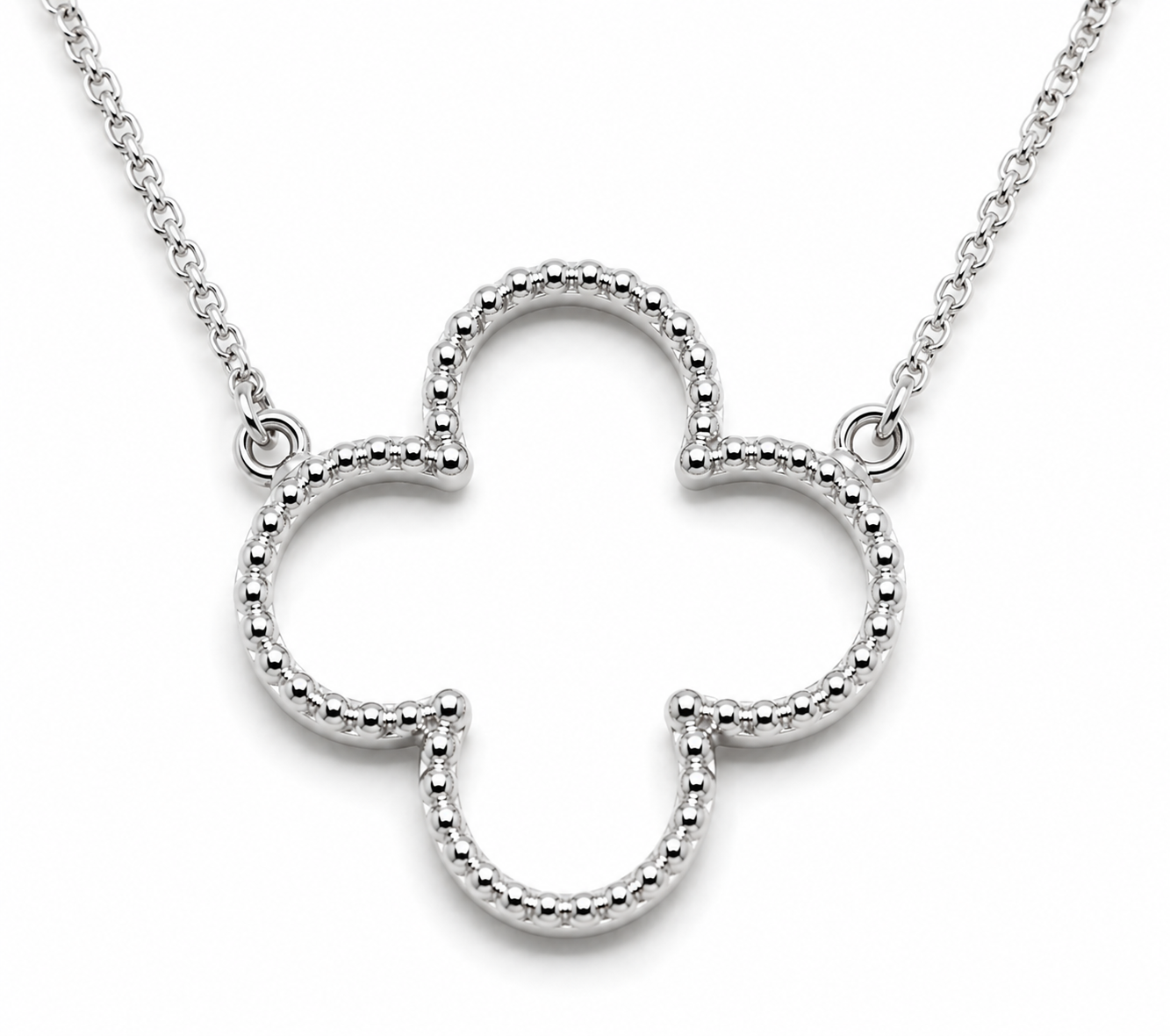Kaedesigns Genuine 9ct 9k 375 Yellow, Rose or White Gold Four Leaf Clover Pendant + Chain