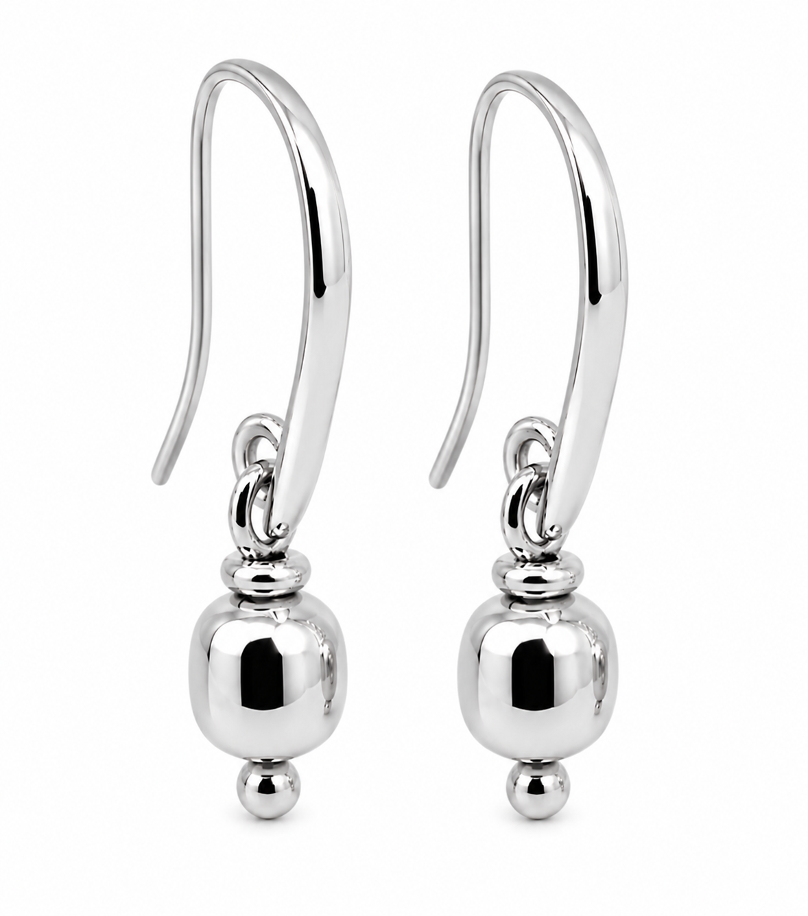 Kaedesigns, Genuine 9ct 9k 375 Yellow Or Rose Or White Gold 6mm Ball Drop Earrings