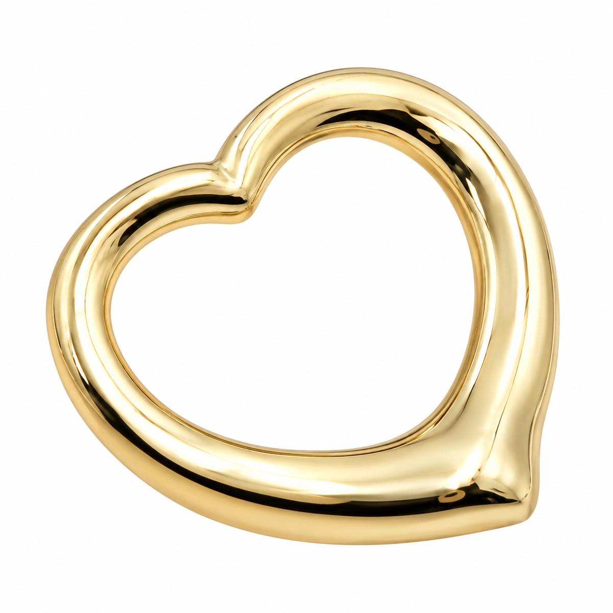 Kaedesigns, Genuine Full Solid 9ct 9kt Genuine Yellow, Rose or White Gold Heart Pendant 269