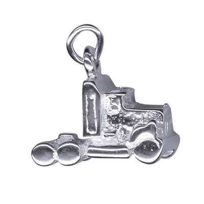 Sterling Silver 925 Truck Prime Mover Charm / Pendant