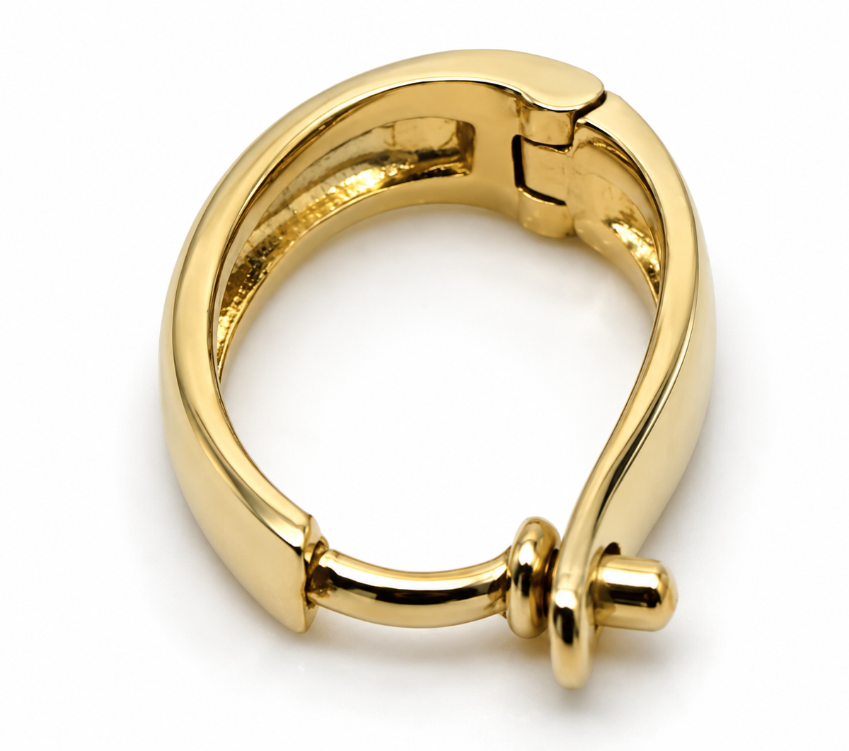 Kaedesigns Genuine 9ct 9K 375 Yellow gold Plain 13mm Large Size Enhancer Bail Clasp