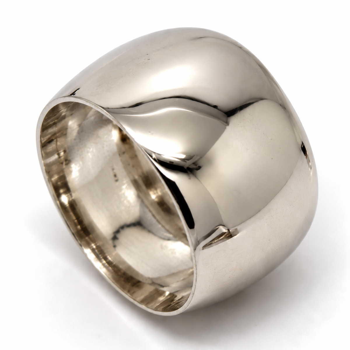 Solid 9ct 9k 375 Gold Barrel Band Ring – 12mm | Yellow, Rose or White Gold | Sizes Q–Z