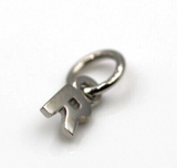 Genuine 9ct 9kt Genuine Tiny Very Small Yellow, Rose or White Gold Initial Pendant Charm R