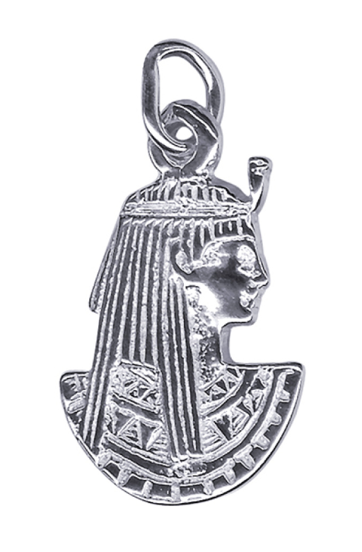 Sterling Silver 925 Egyptian Cleopatra Pendant / Charm