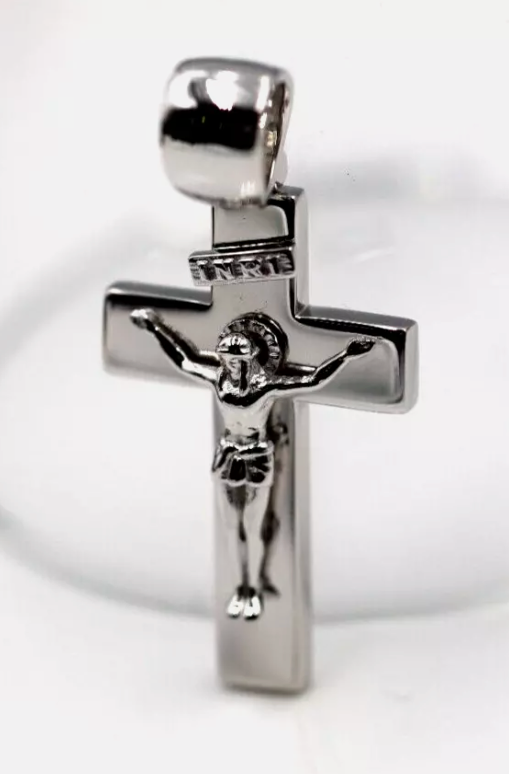 Genuine 18ct 750 Yellow, Rose or White Gold Full Solid Medium/Large Crucifix Cross Pendant