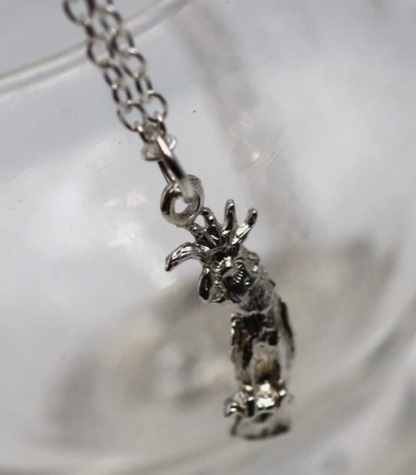 Sterling Silver 925 Cockatoo Pendant Charm + 45cm Necklace Chain
