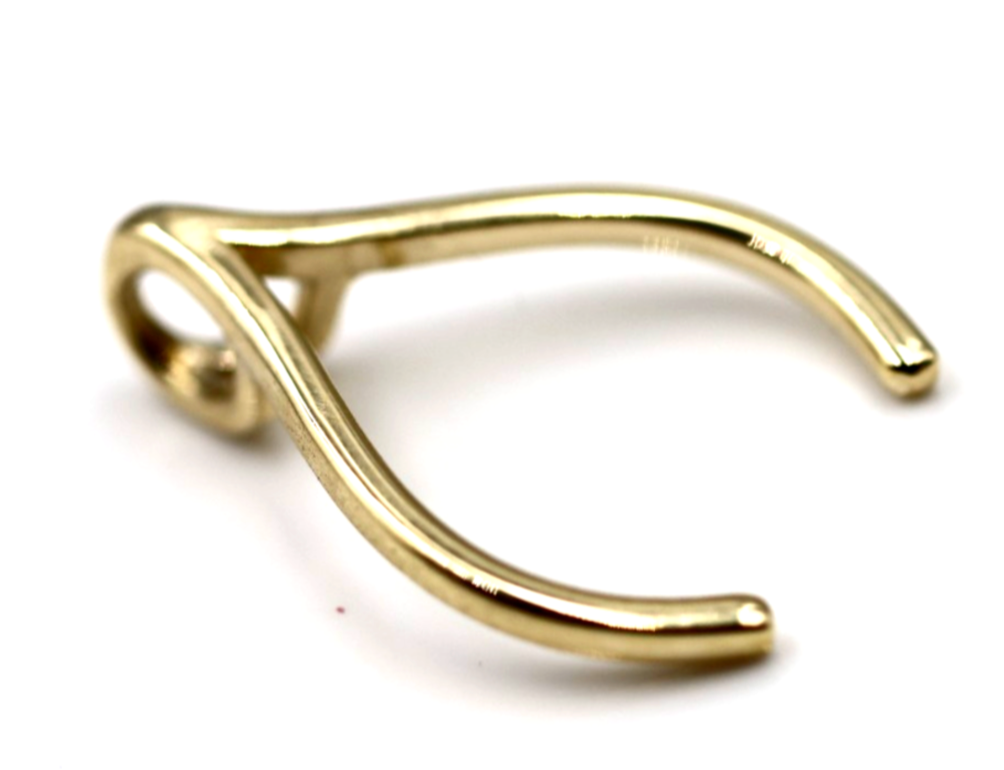 Kaedesigns Genuine 9ct 9k 375 Large Genuine Yellow, Rose Or White Gold Horseshoe Ring Holder Pendant