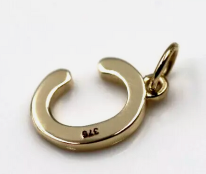 Kaedesigns, Genuine 9ct 9kt Genuine Solid Yellow, Rose or White Gold Initial Pendant C