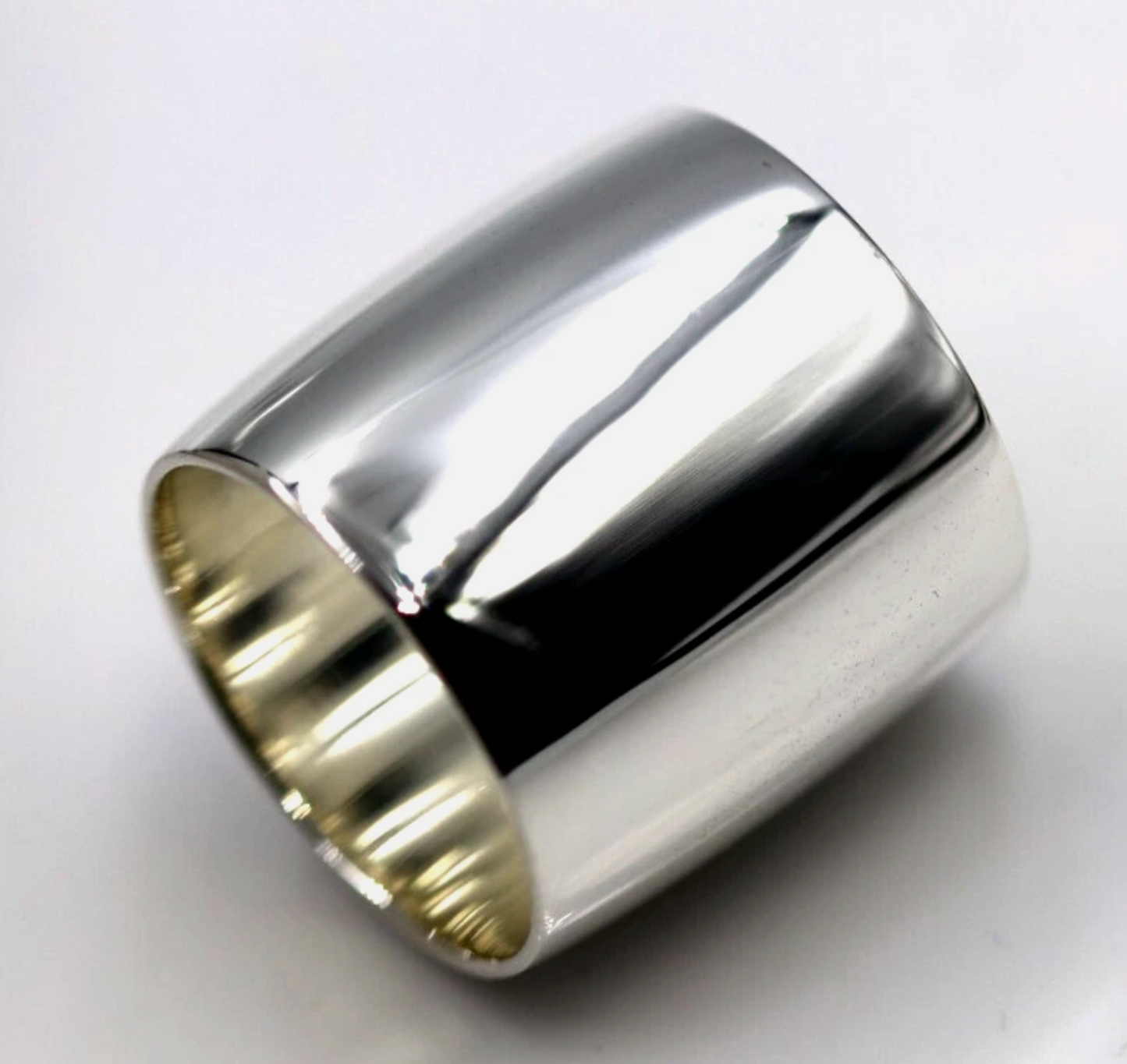 Genuine New Size P Sterling Silver Solid 20mm Extra Wide Band Ring