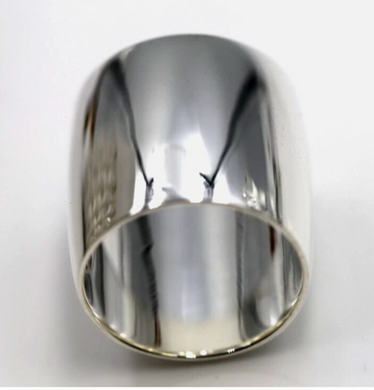 Genuine New Size P Sterling Silver Solid 20mm Extra Wide Band Ring