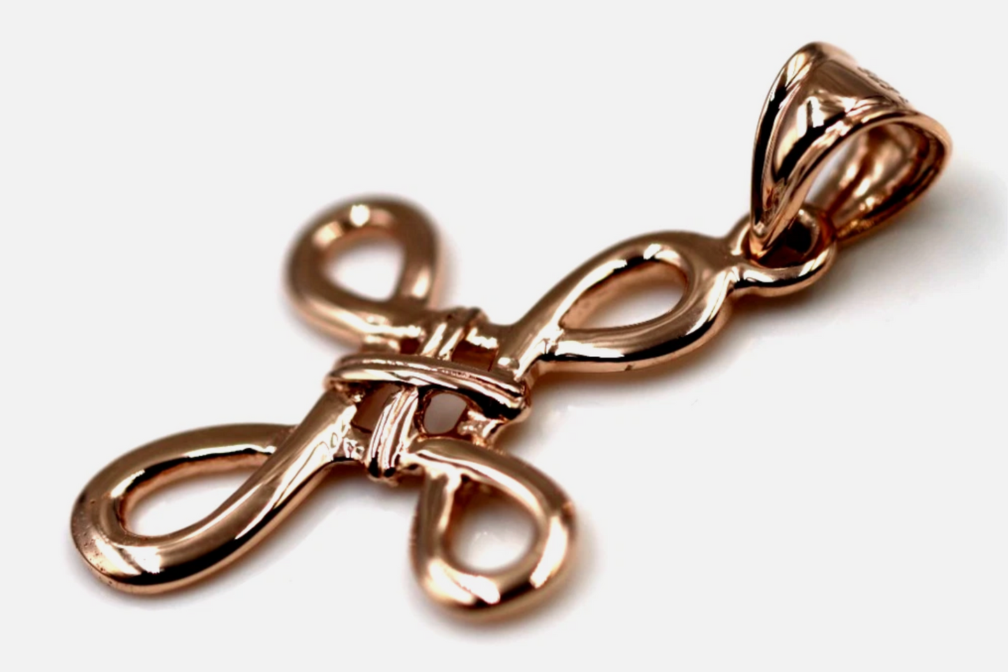 Kaedesigns Genuine 9ct 9K Yellow, Rose or White Gold Celtic Cross Pendant