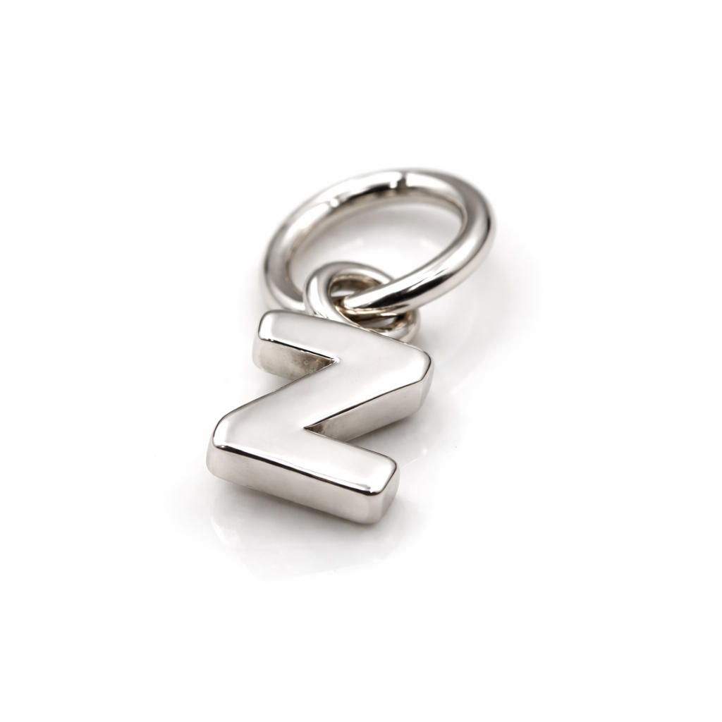 Genuine 9ct 9kt Genuine Tiny Very Small Yellow, Rose & White Gold Initial Pendant Charm Z