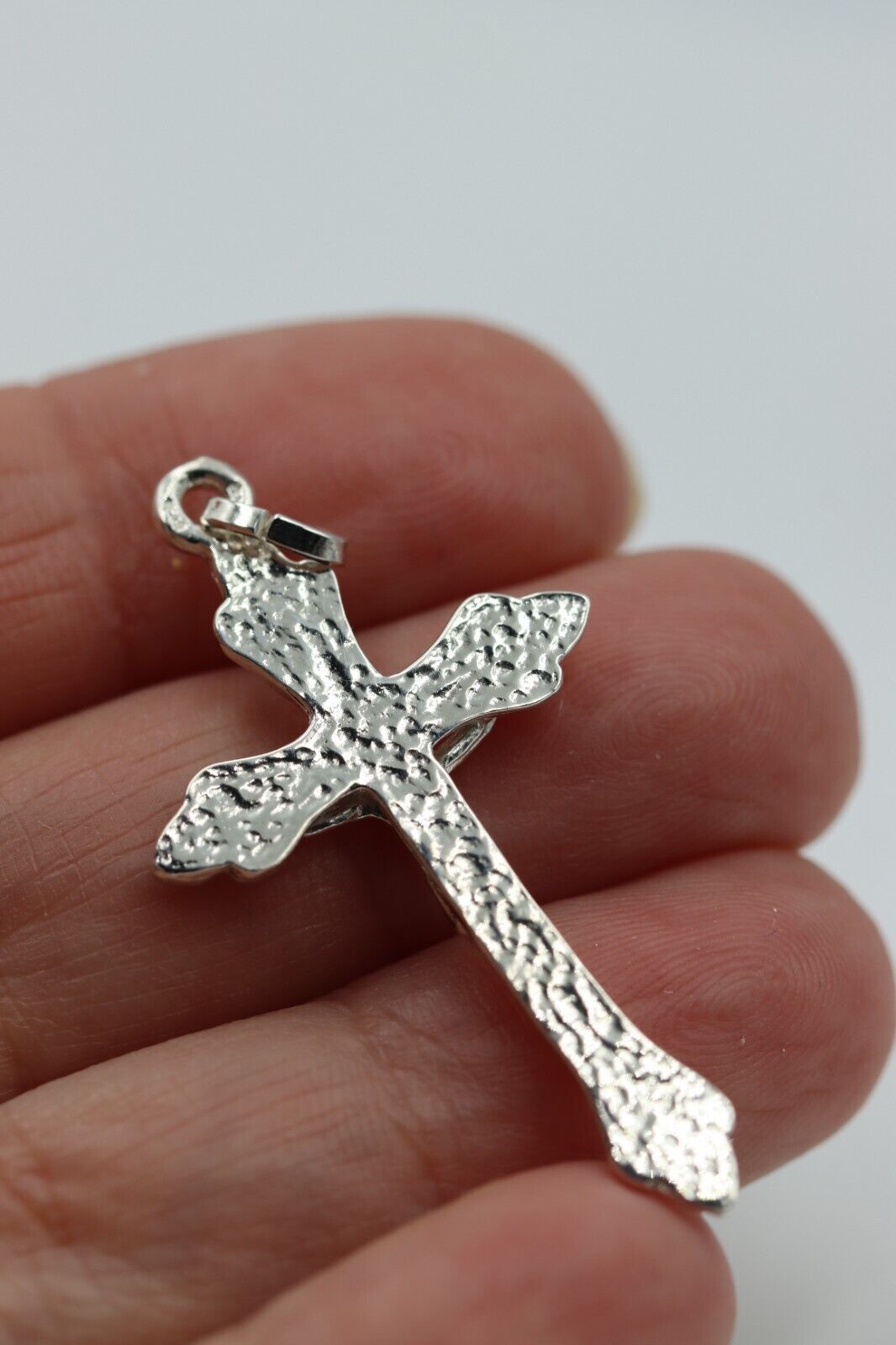 Genuine Brand New 9ct Yellow Gold or Sterling Silver Crucifix Cross 40mm x 22mm