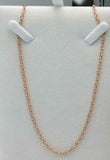 Genuine 9ct Rose Gold Belcher Chain Necklace 50cm 5.1grams *Free express post