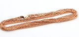 Genuine 9ct 9k Rose Gold Kerb Curb Chain Necklace 45cm 3.9gms - Free post