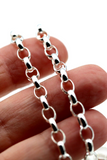 Sterling Silver 925 Belcher Necklace Chain 80cm + Filigree Pendant *Free post