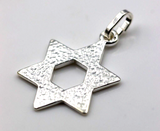 Genuine Sterling Silver 925 Moving Star of David Pendant / Charm - Free post