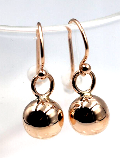 Kaedesigns New 9ct Yellow, Rose or White Gold 10mm Euro Ball Drop Earrings