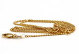 18ct 750 Yellow Gold Kerb Curb Chain Necklace 50cm 3.76grams -Free express post