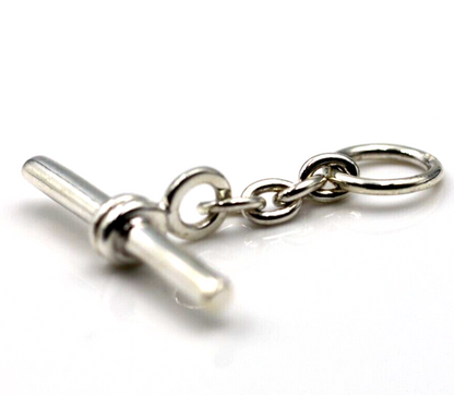 Genuine Sterling Silver 925 T-Bar Links FOB for Necklace/Bracelet