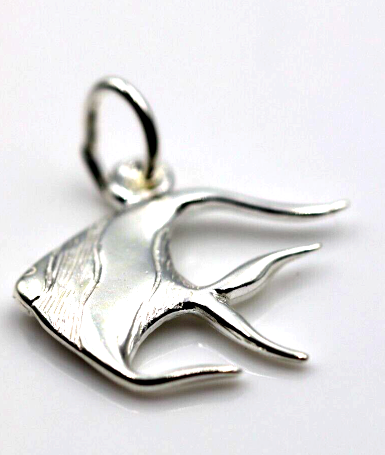 Genuine Sterling Silver Solid Hamilton Island Fish Charm / Pendant