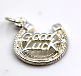 Sterling Silver 925 Lucky Good Luck Horseshoe Pendant Charm -Free post