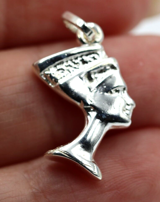 Kaedesigns Genuine Sterling Silver 925 Nefertiti Pendant