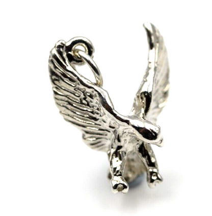 Kaedesigns New Sterling Silver Solid Eagle Pendant / Charm