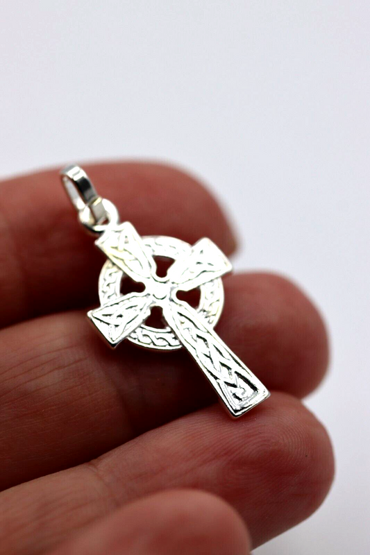 Kaedesigns, Genuine Sterling Silver 925 Celtic Cross Pendant