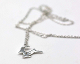 925 Sterling Silver Reindeer Necklace With 40cm Chain + 5cm Extender - Free Post