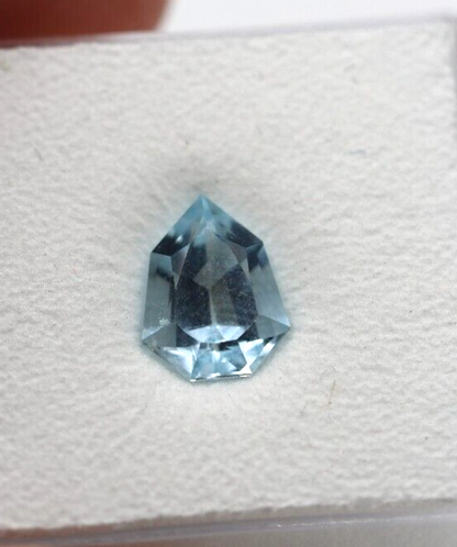 Genuine 9mm x 6mm Aquamarine Fancy Teardrop (1 pc) Loose Gemstone 1.55ct