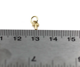 Genuine 9ct 9kt Genuine Tiny Very Small Yellow, Rose or White Gold Initial Pendant Charm T
