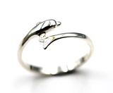 Size P Kaedesigns Delicate Genuine Sterling Silver Dolphin Ring *Free Post